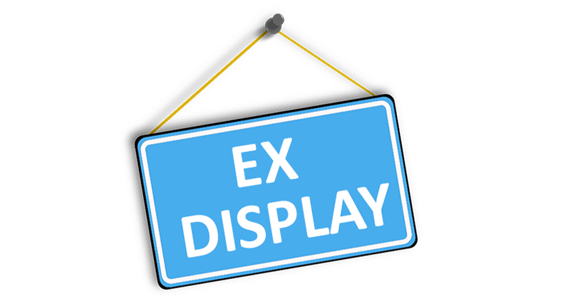 Ex-Display Stock