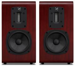 Quad S-2 Speakers  - Sapele Mahogany