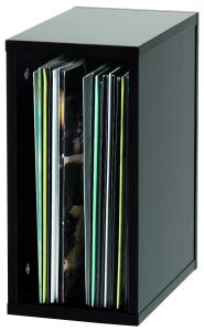 Glorious Record Storage Box 55  - Black
