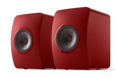 KEF LS50 MK2 Wireless Speakers  - Crimson Red