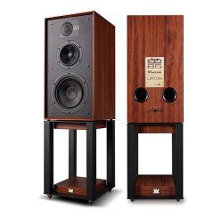 Wharfedale Linton Heritage Speakers Inc Linton Stands (Pair)  - Mahogany