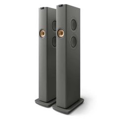 KEF LS60 Wireless Speakers  - Titanium Grey