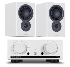 Mission 778x Integrated Amplifier and LX2 MK2 Loudspeaker Package  - Silver-White