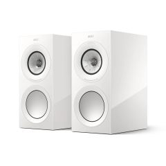 KEF R3 Meta Standmount Speakers  - White Gloss