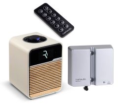 Ruark Audio R1 MK4 Radio Inc BackPack 3 + Remote Control  - Light Cream
