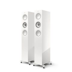 KEF R5 Meta Floorstanding Speakers  - White Gloss