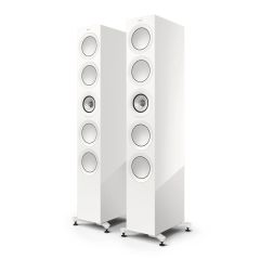 KEF R11 Meta Floorstanding Speakers  - White Gloss