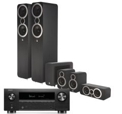 Denon AVC-X3800H 8K AV Amplifier With Q Acoustics 3050i 5.1 Cinema Pack