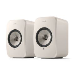 KEF LSX II LT Wireless Speakers  - Stone White