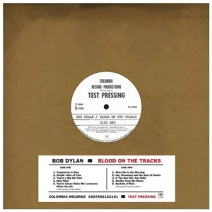 Bob Dylan - Blood On The Tracks - Original New York Test Pressing