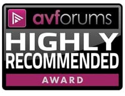 categories AVForums Highly Recommended Award Category Page