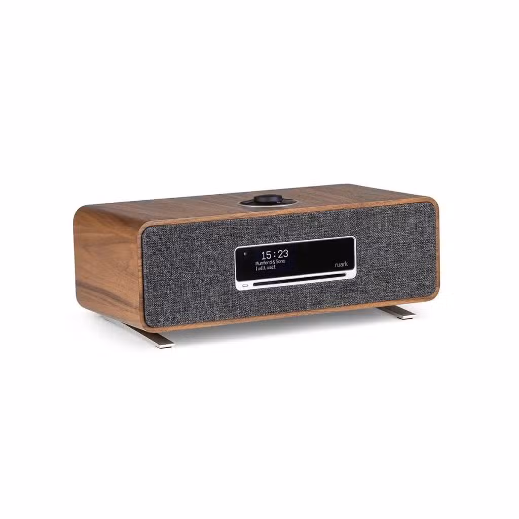 Ruark R3s Wireless Music System walnut with dark grille