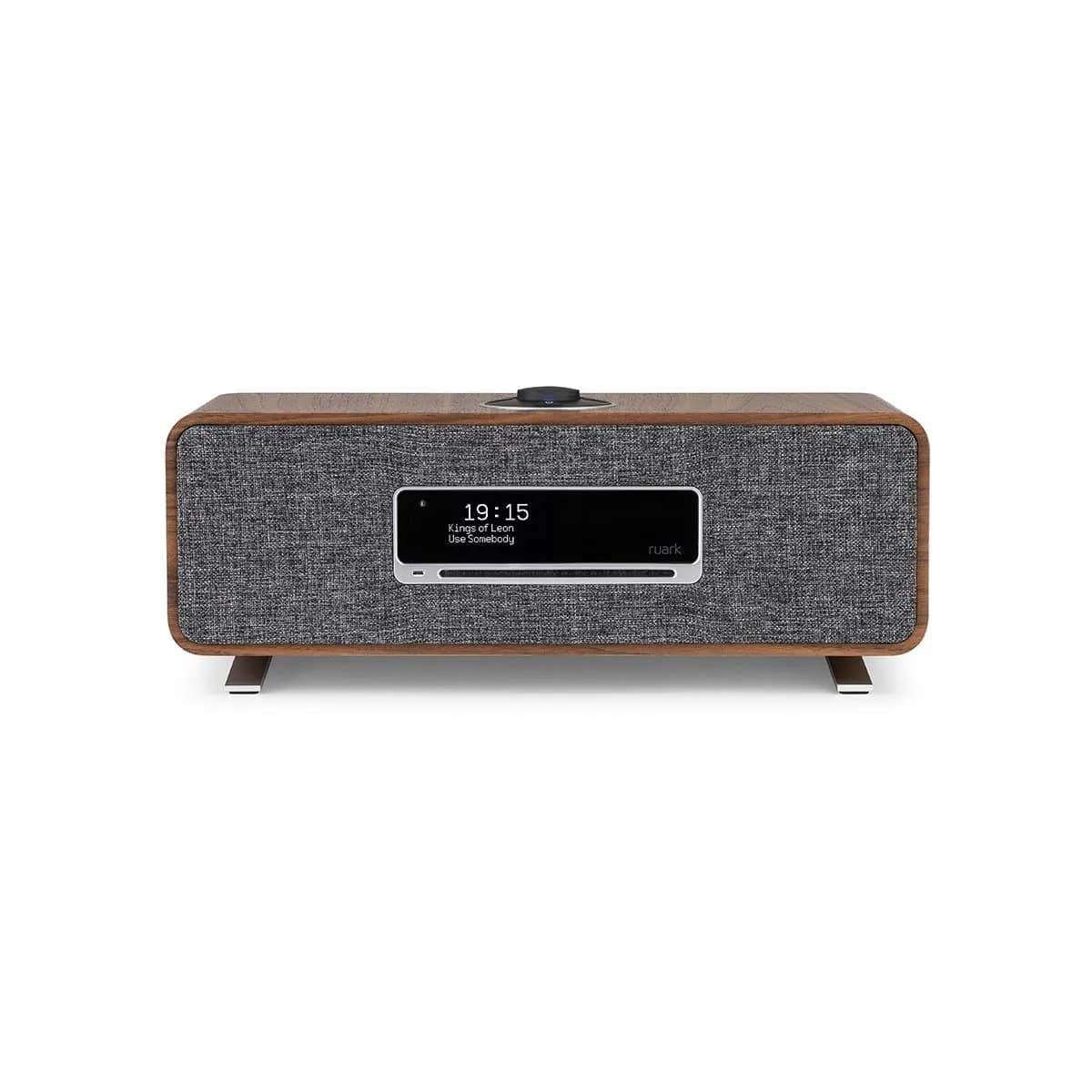 Ruark R3s Wireless Music System in walnut front view