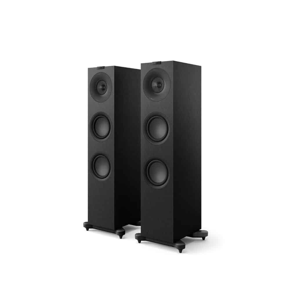 KEF Q7 floorstanding speakers in satin black