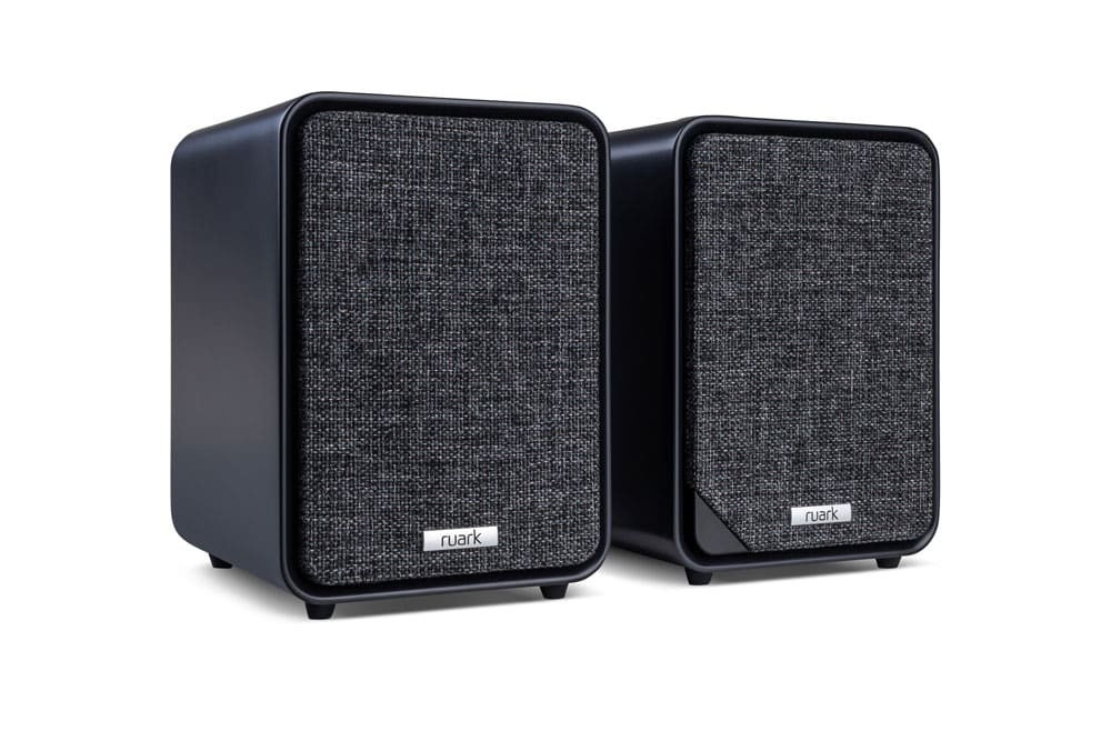Ruark MR1 active speakers in charcoal