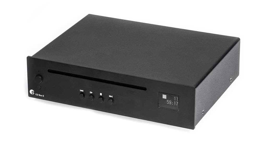 Project CD Box E CD Player in black side