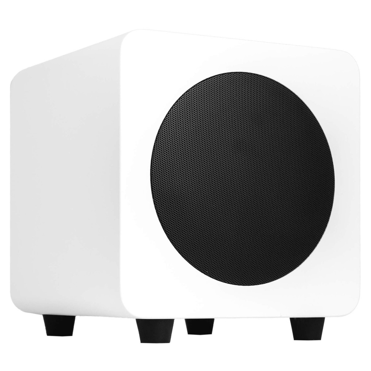 Kanto SUB6 Vinyl Subwoofer in white