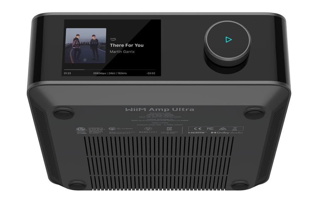 WiiM Amp Ultra Amplifier angled