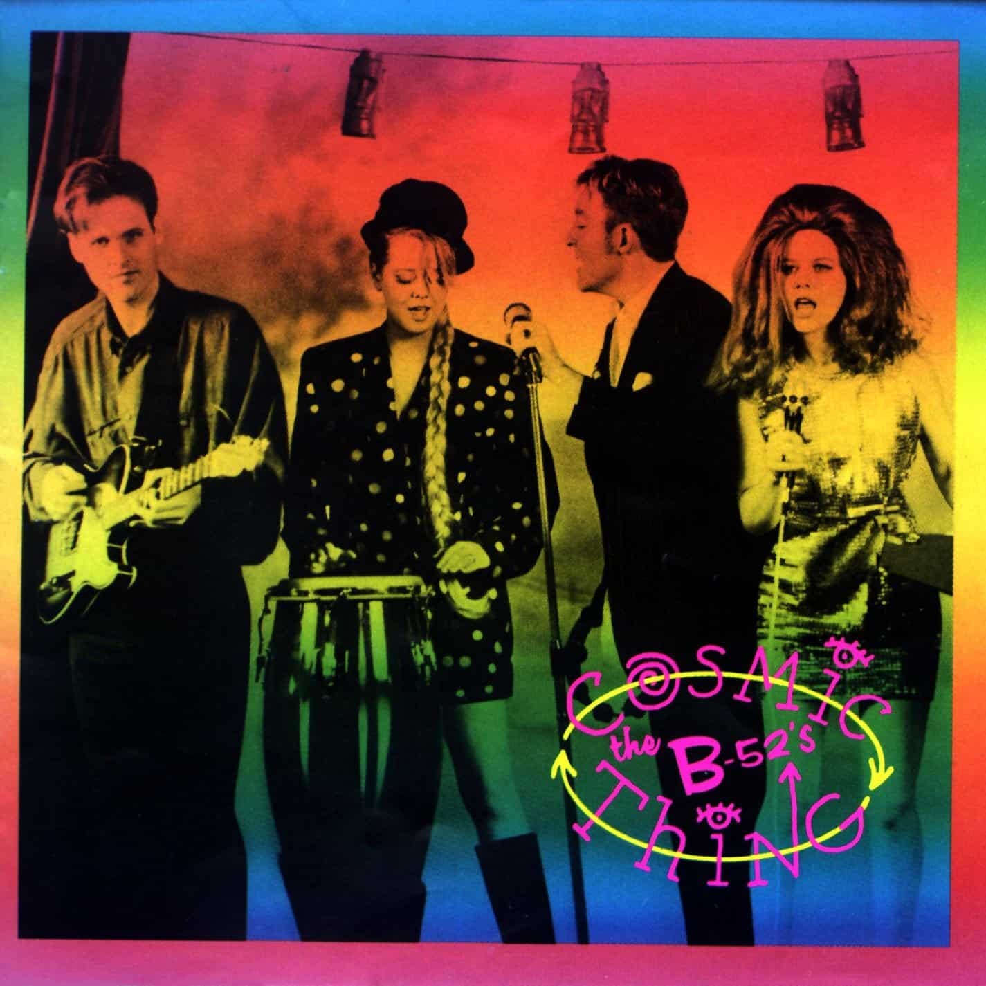 The B-52's - Cosmic Thing vinyl album cover
