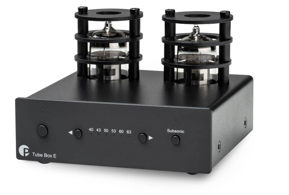 Project Tube Box E Phono Pre-Amplifier in black