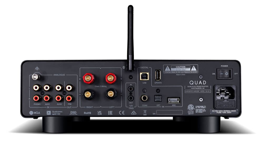 Quad 3 Integrated Amplifier back
