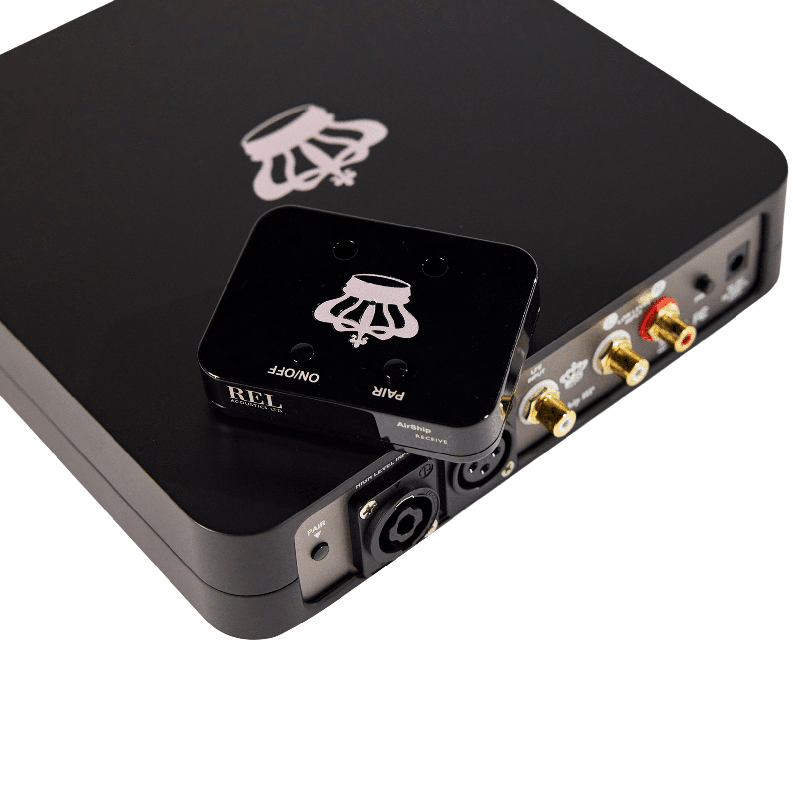REL Acoustics Airship Direct Wireless Transmitter close