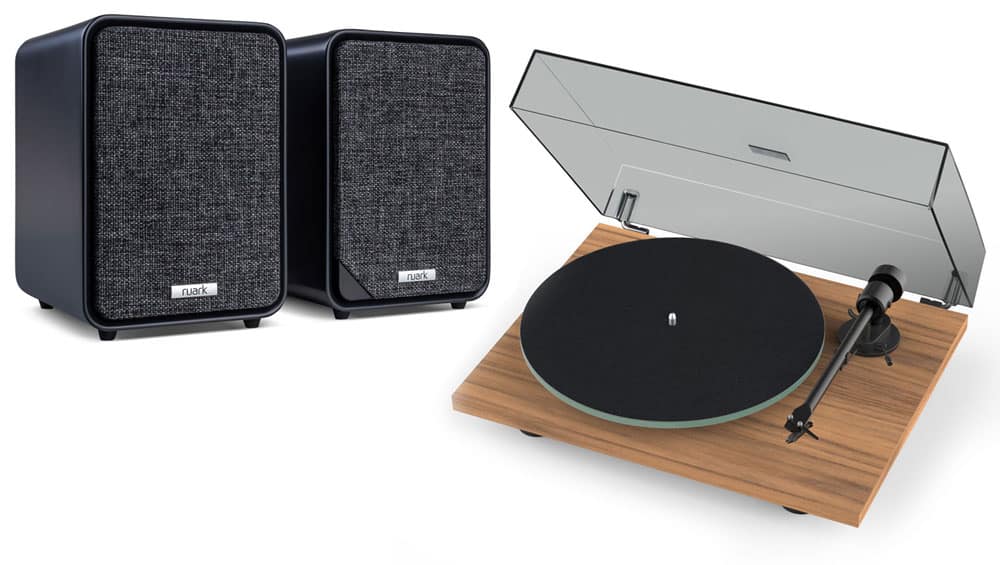 Project T1 EVO Turntable Walnut Plus Ruark MR1 - Image 2