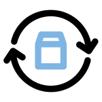 An icon to represent 30 day returns policy at hifix
