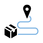An icon to represent online order tracking from HiFix
