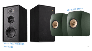 Wharfedale Linton Heritage and the KEF LS50 Meta