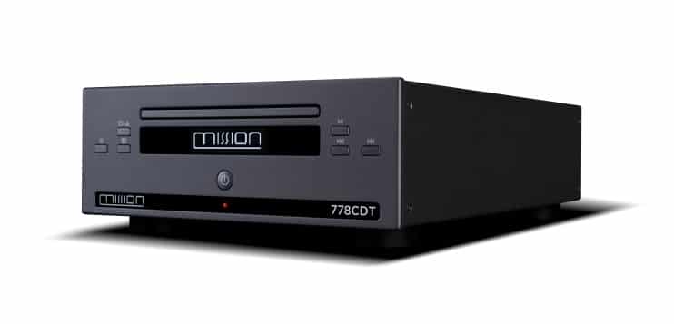 Mission 778CDT CD Player Plus 778S Streamer Bundle CDT in black