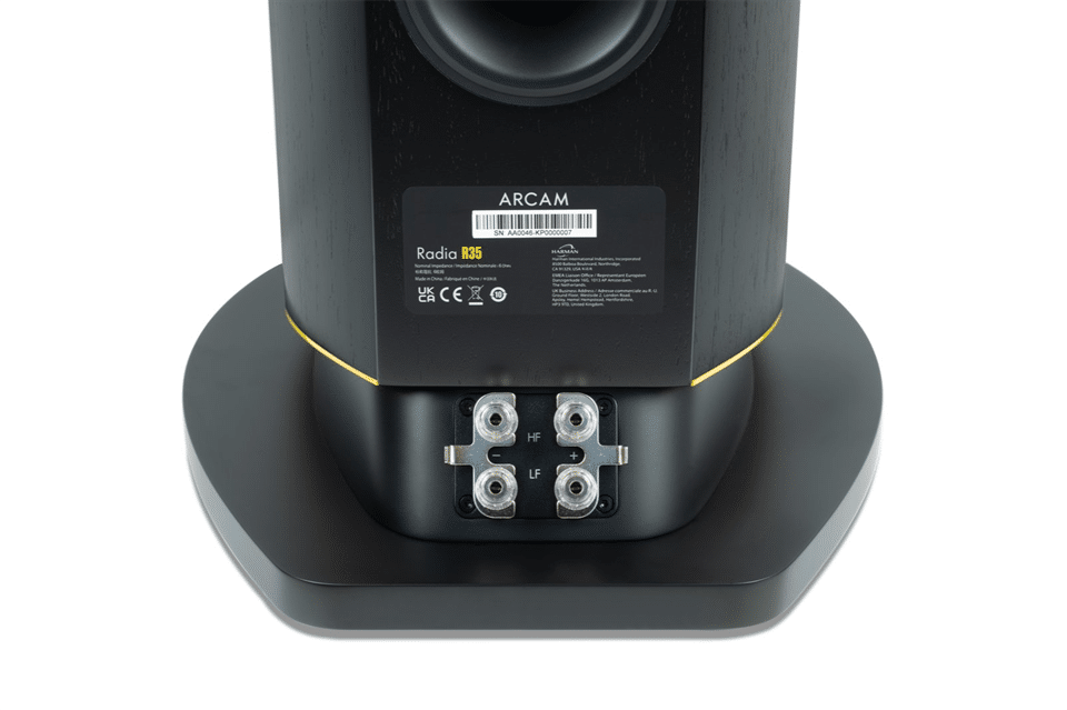 Arcam Radia R35 Floorstanding Speakers back